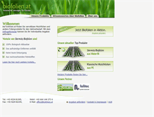 Tablet Screenshot of biofolien.at
